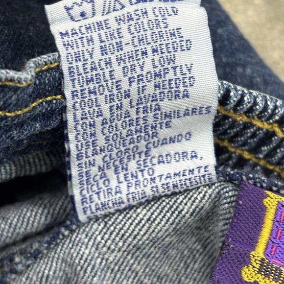 Pooh 100 Acre Collection Embroidered Blue Jeans Sz 2T Cotton Snap Button Fly - Picture 5 of 8